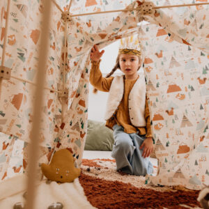 Tesatura Foxes & Teepees compatibila Sarbakane Toys – imagine 4