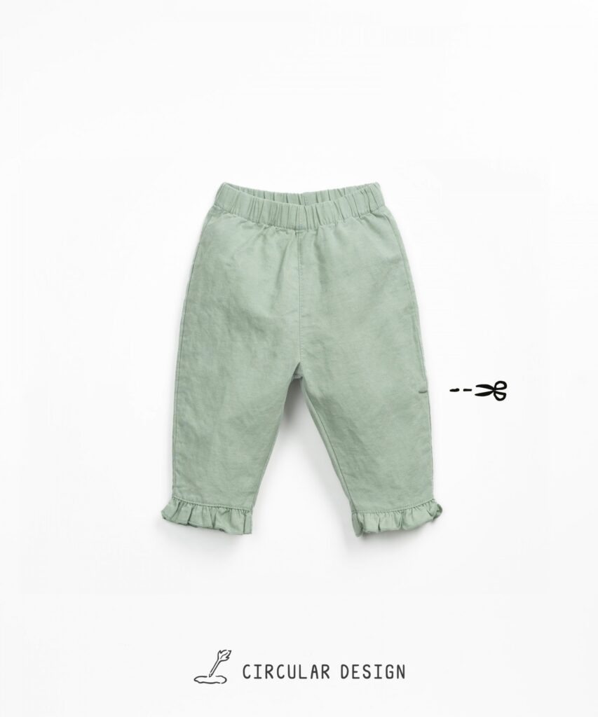 Pantaloni din Tesatura Naturala - Madalena – imagine 3