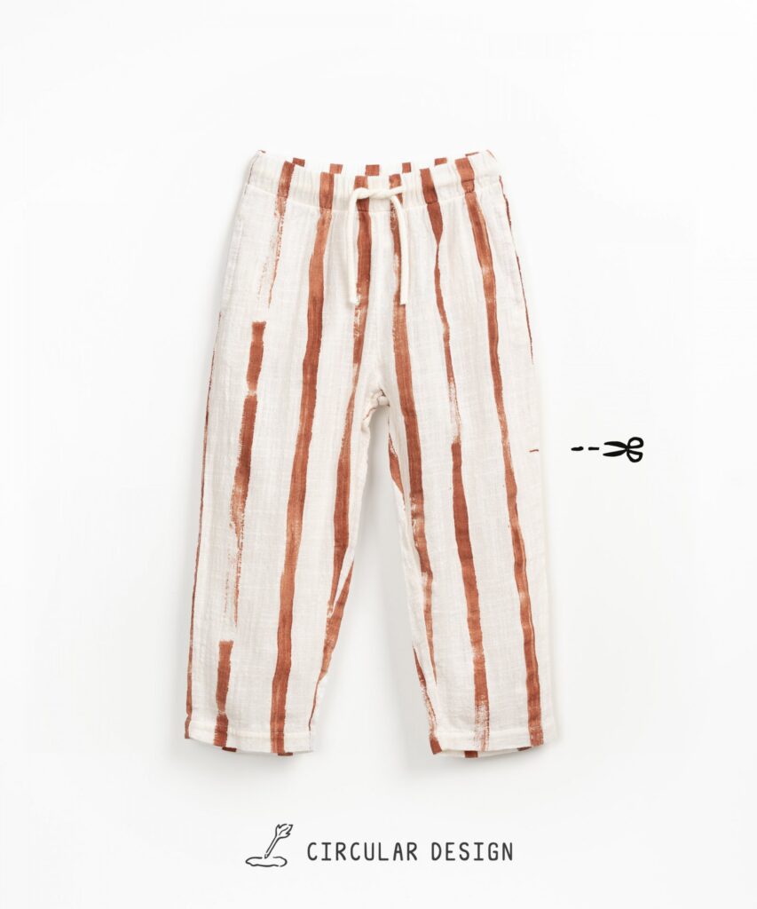 Pantaloni din Tesatura de Bumbac Organic 100% - Gres Risca Monchique – imagine 3