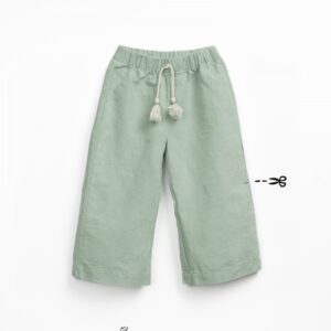 Pantaloni din In si Bumbac Organic - Madalena – imagine 3