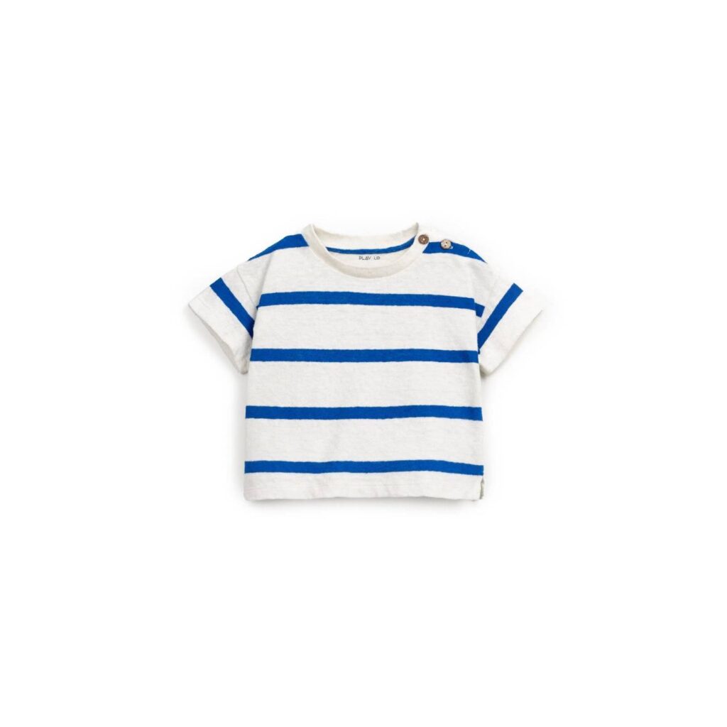 Tricou din Jerseu cu Dungi- Telo