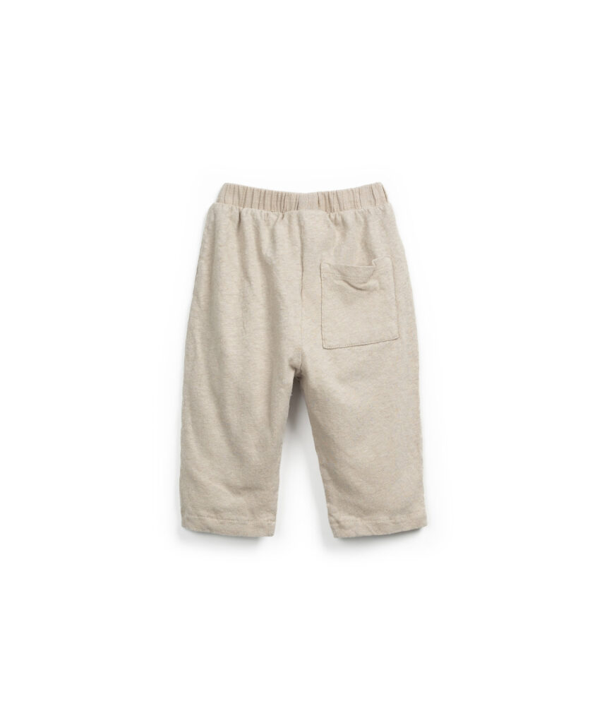 Pantaloni din In si Bumbac Organic - Pottery – imagine 2