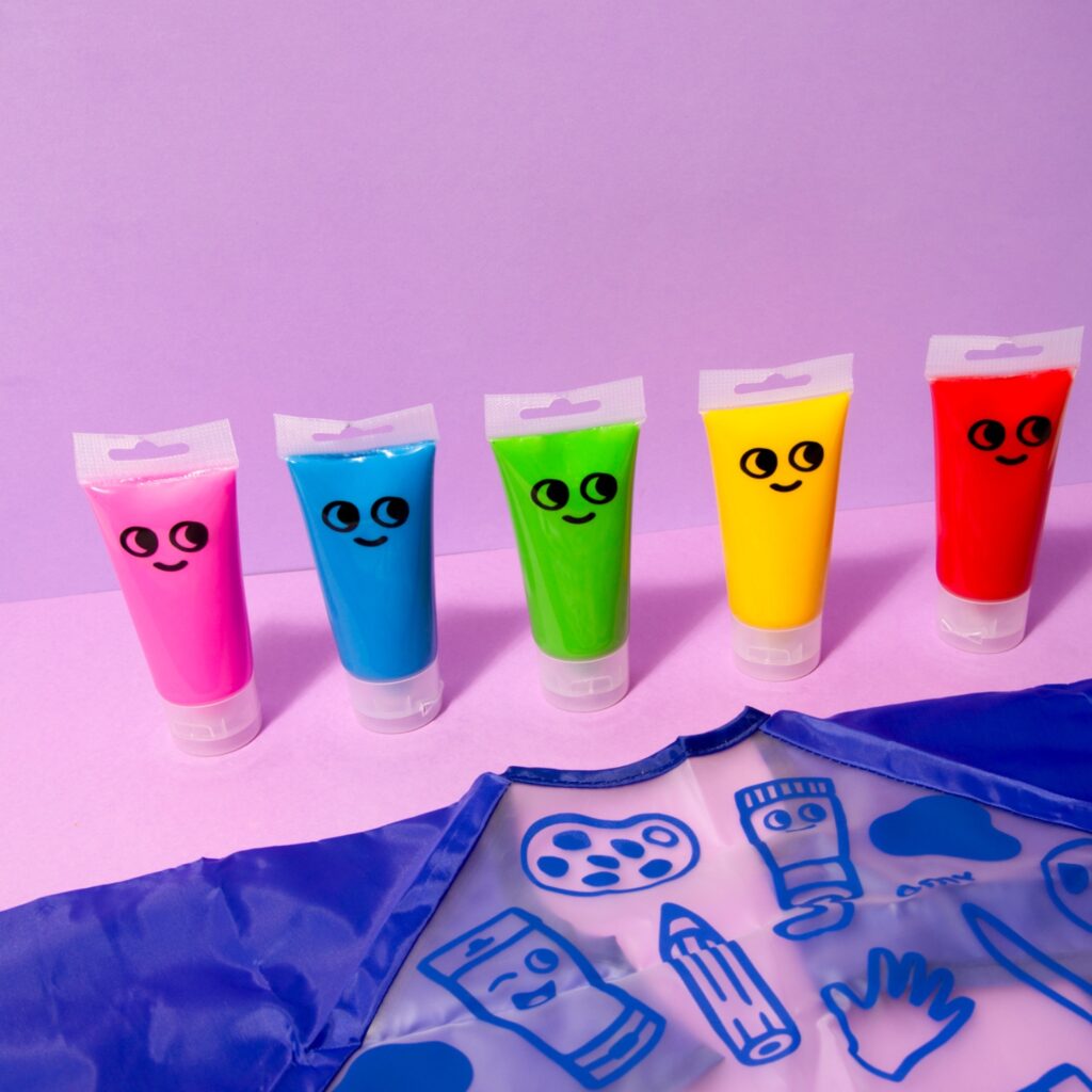 Vopsea pentru pictat cu degetele – imagine 2