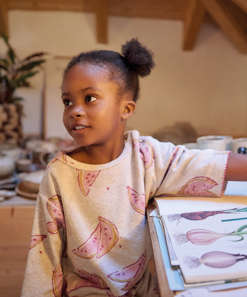 Pulover din Plus cu Imprimeu - Gres – imagine 2