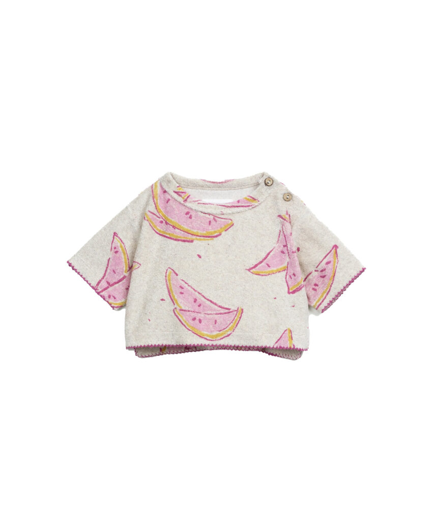 Pulover din Plus cu Imprimeu - Gres