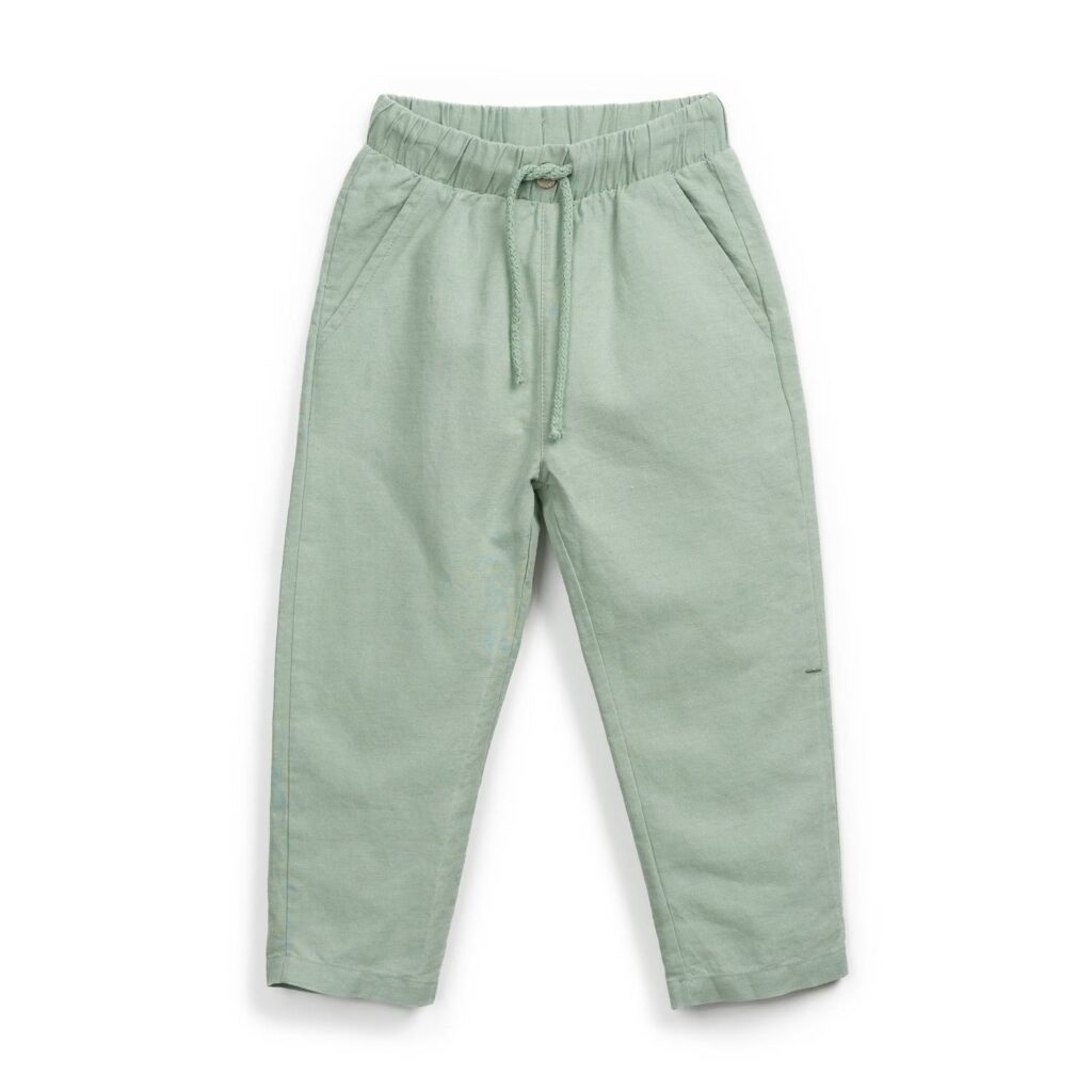 Pantaloni din Tesatura de In si Bumbac Organic 100% - Madalena