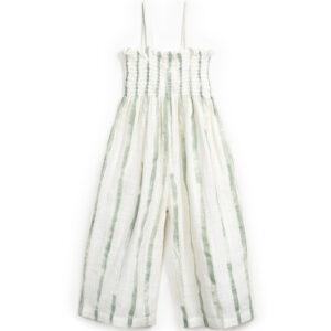 Salopeta din Bumbac Organic 100% - Gres Risca Verde – imagine 3