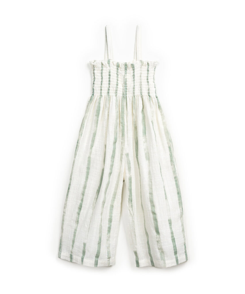 Salopeta din Bumbac Organic 100% - Gres Risca Verde – imagine 3