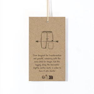 Pantaloni din Bumbac Organic 100% - Gres Risca Rosa – imagine 4