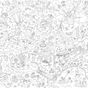 Poster XXL de desenat Fantastic – imagine 5