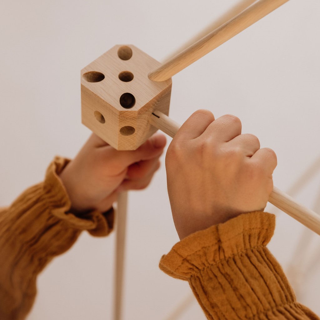 Set Cort de Joaca din Lemn Sarbakane Toys – imagine 3