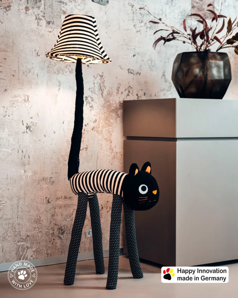 Lampa Luna - pisică decorativă – imagine 2