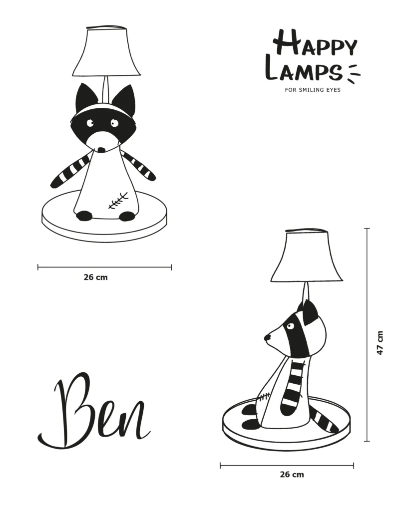 Lampa Ben - raton decorativ – imagine 6