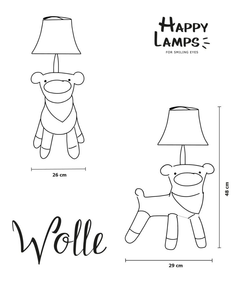 Lampa Wolle - miel decorativ – imagine 5