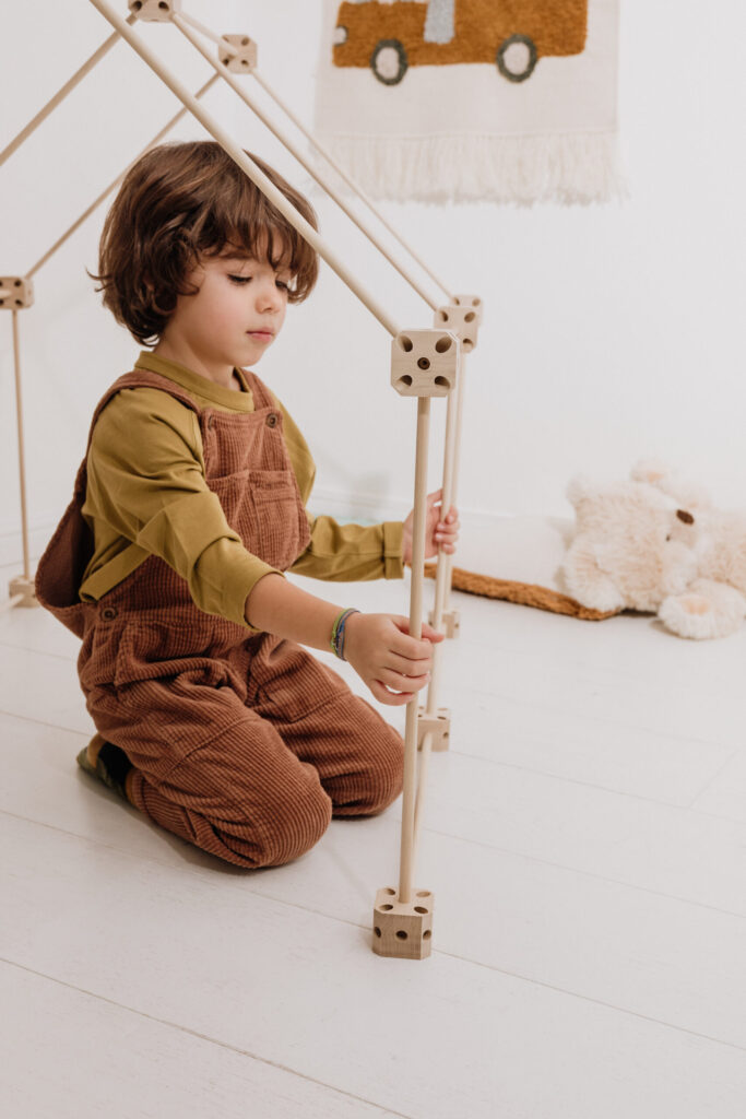 Set Cort de Joaca din Lemn Sarbakane Toys – imagine 2