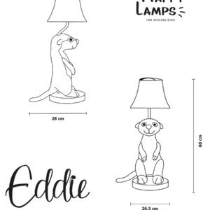 Lampa Eddie - suricată decorativa – imagine 6