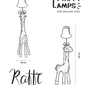 Lampa Raffi - girafă decorativă – imagine 4