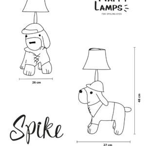 Lampa Spike — câine aventurier decorativ – imagine 6