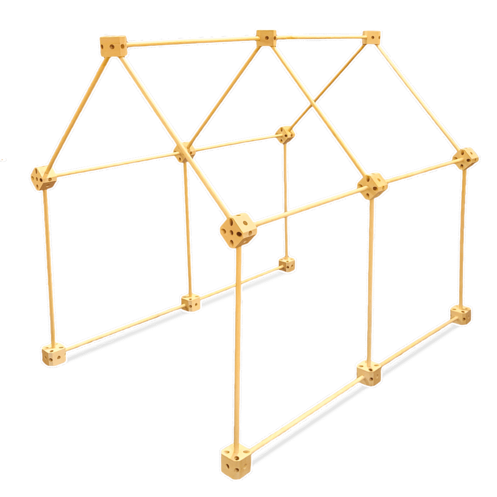 Set Cort de Joaca din Lemn Sarbakane Toys – imagine 7