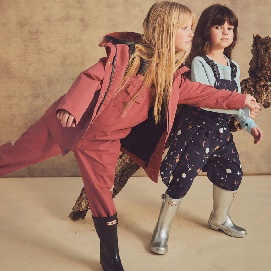 Jacheta de Ploaie Impermeabilă All Season Copii (1-8 ani) | Dusky Pink – imagine 7