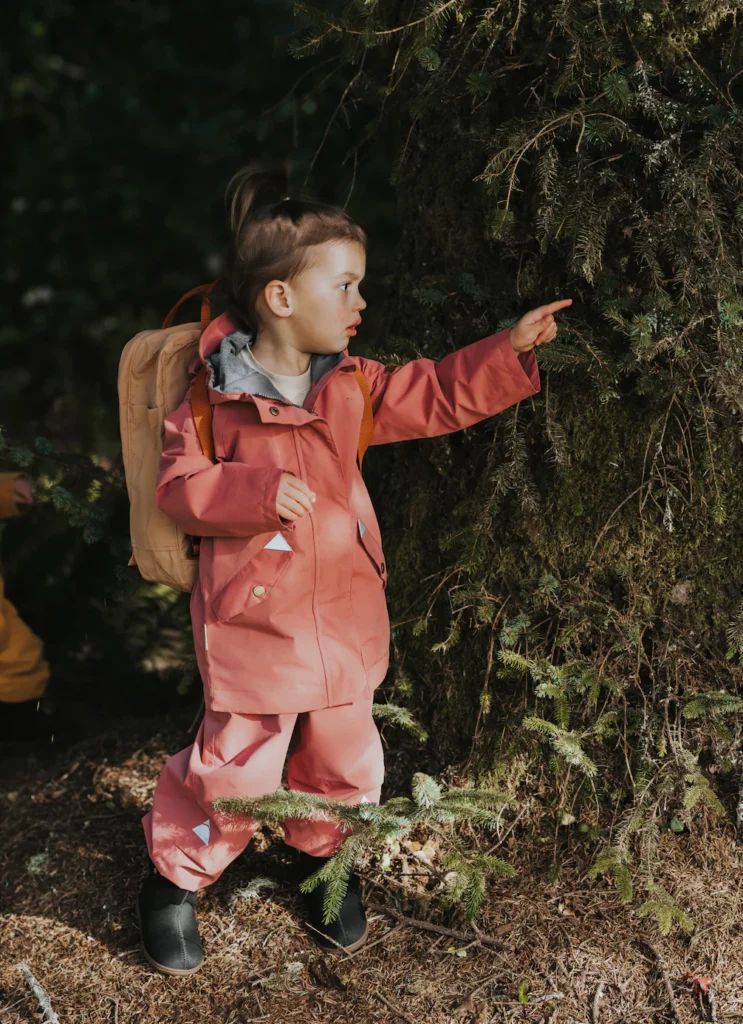 Salopetă de Ploaie Impermeabilă All Season Copii (18 luni - 6 ani) | Dusky Pink – imagine 3