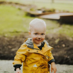 Jacheta de Ploaie Impermeabilă All Season Copii (1 - 8 ani) | Butterscotch Yellow – imagine 4