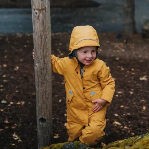 Jacheta de Ploaie Impermeabilă All Season Copii (1 - 8 ani) | Butterscotch Yellow – imagine 7