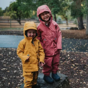 Salopetă de Ploaie Impermeabilă All Season Copii (18 luni - 6 ani) | Dusky Pink – imagine 5