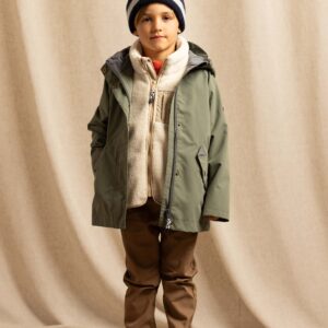 Jacheta de Ploaie Impermeabilă All Season Copii (1 -8 ani) | Sage Green – imagine 4
