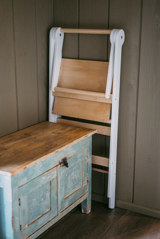 Turn de învățare pliabil | Alb – imagine 2