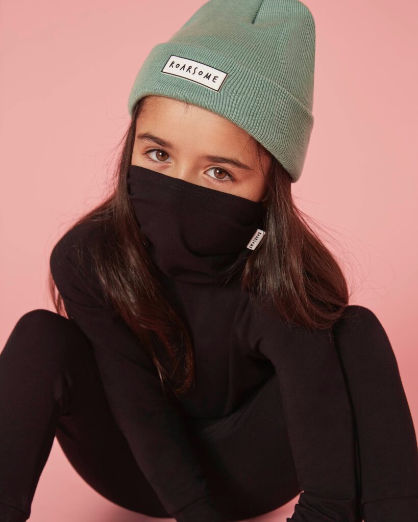 Guler din Bambus Copii | Midnight Black – imagine 2