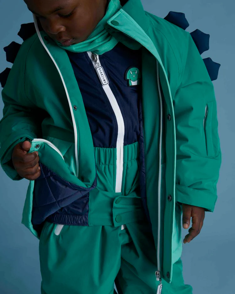 Salopetă de ski Copii (6-10 ani) | Spike the Dinosaur – imagine 4