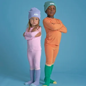 Set termic din bambus Copii | Marshmallow Pink – imagine 6