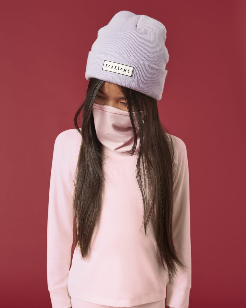 Set termic din bambus Copii | Marshmallow Pink – imagine 3