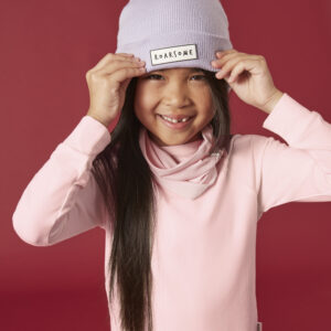 Set termic din bambus Copii | Marshmallow Pink – imagine 4