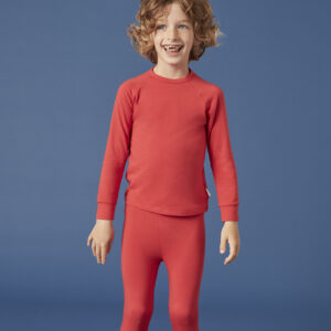 Set termic din bambus Copii | Fire Red – imagine 2