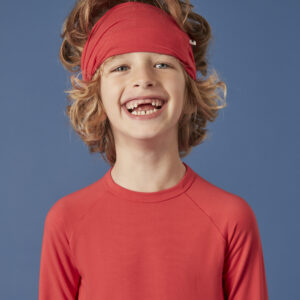 Set termic din bambus Copii | Fire Red – imagine 4