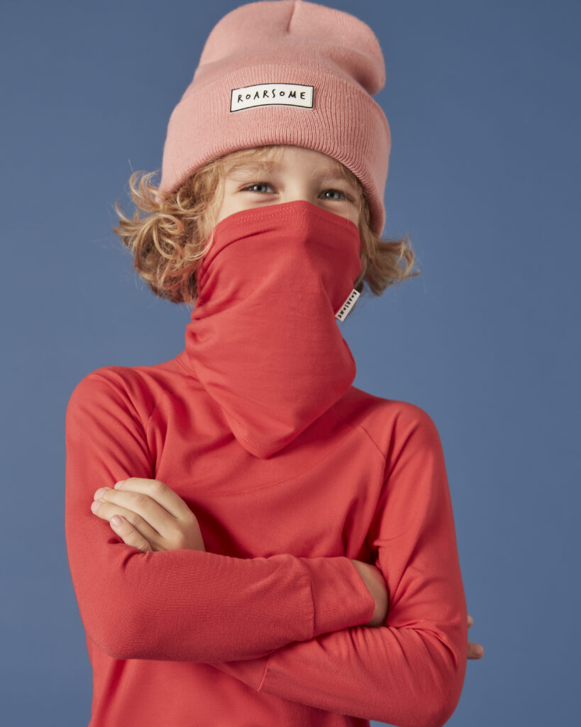 Set termic din bambus Copii | Fire Red – imagine 5