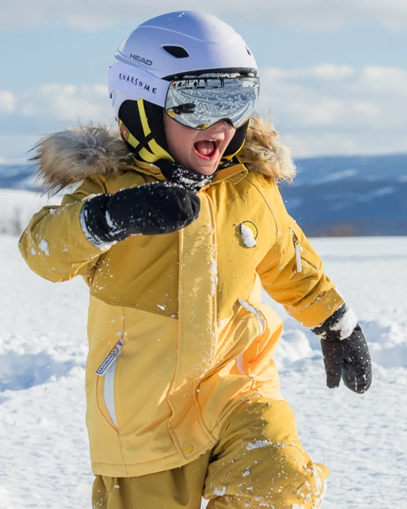 Ochelari Ski Copii | Argintiu – imagine 2