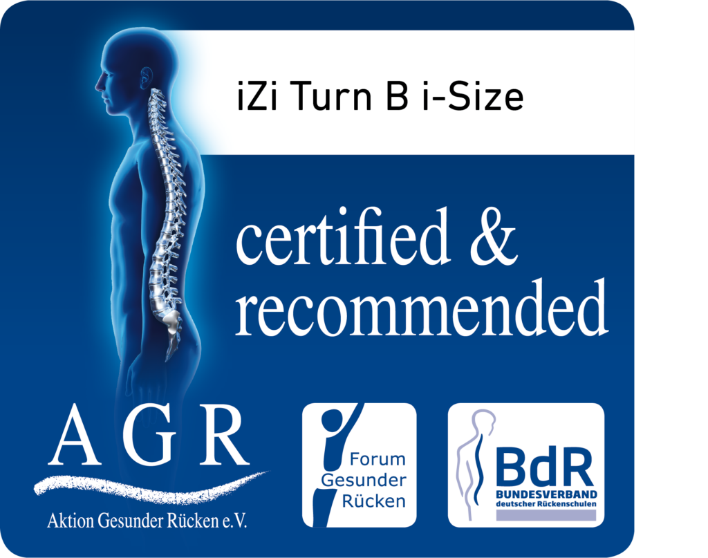 Scaun auto rotativ iZi Turn B i-Size Gri Metallic Mélange – imagine 5