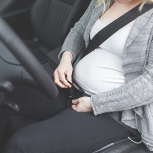 Deviator centură pentru gravide - BeSafe Pregnant iZi FIX – imagine 4
